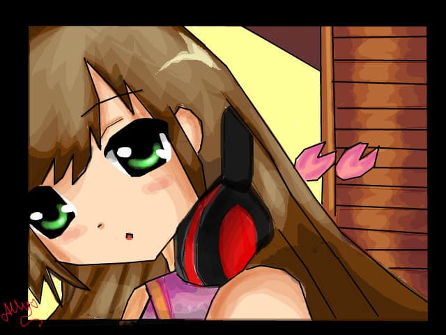 anime music girl