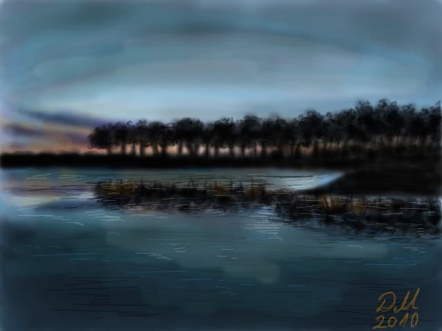 seara...pe lac...