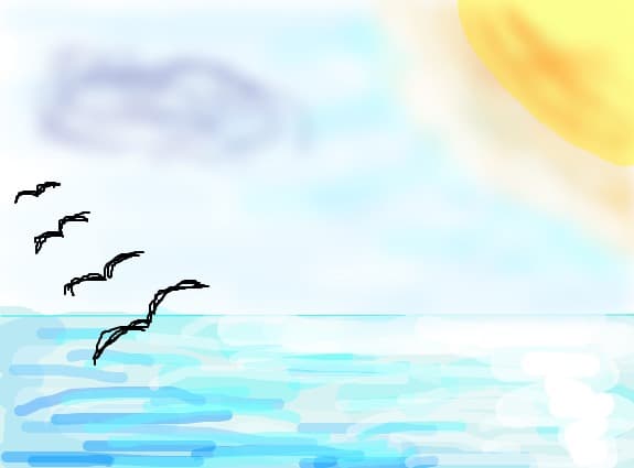 flight of the birds