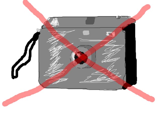 No foto