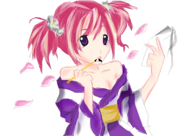 anime girl-nu e resalvat pt voturi ci pt ca am avut de facut conturul la mana stanga,,stiu trebuia s