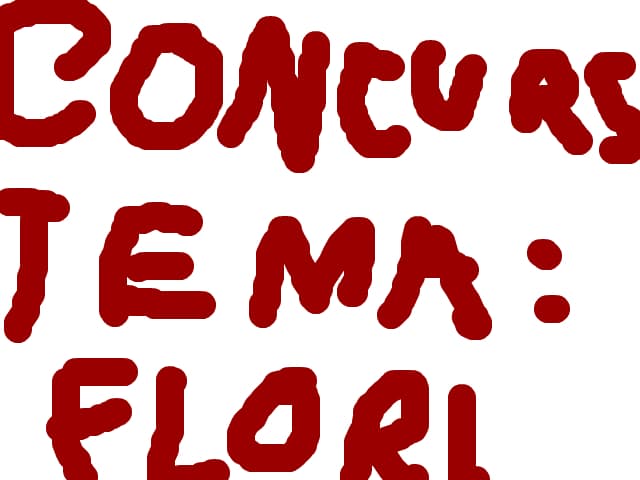 Concurs cu tema flori