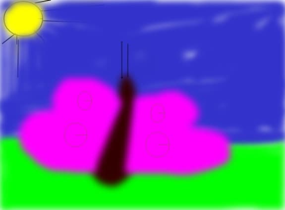 un fluture