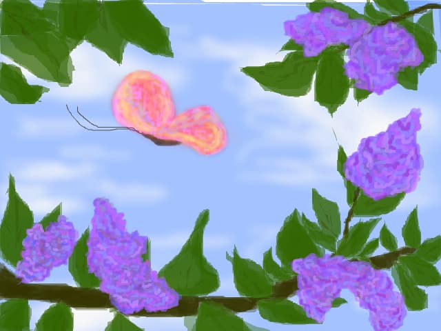 liliac inflorit