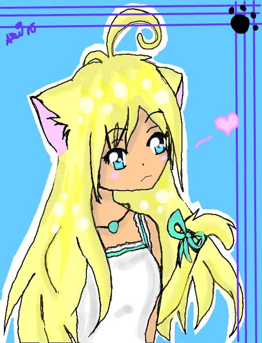 Anime cat girl