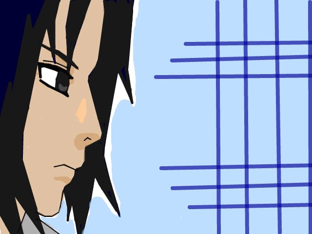 sasuke :x:x:x (a 2a oara cand il desenez pe sasuke) :))