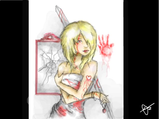 bloody girl..pt concursul lui .:Bampaia:.Luly\'s(sau Luana^-^):*:*