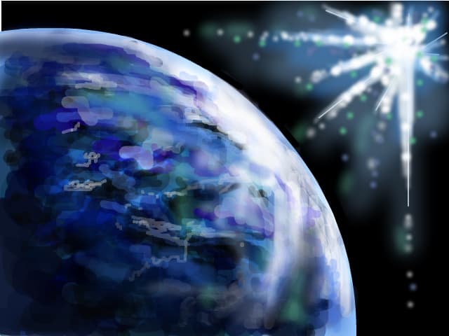 blue