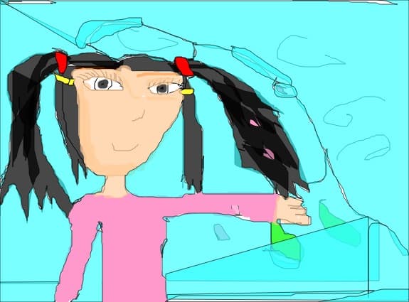 A girl