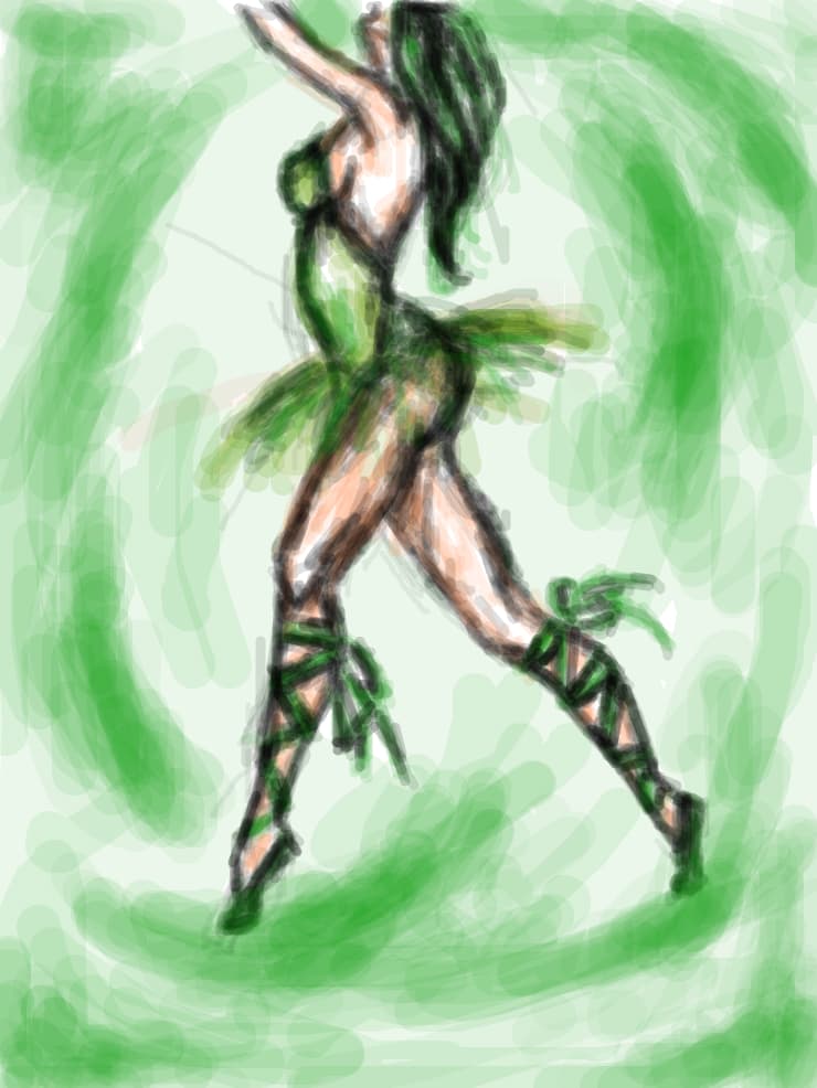 green dancer