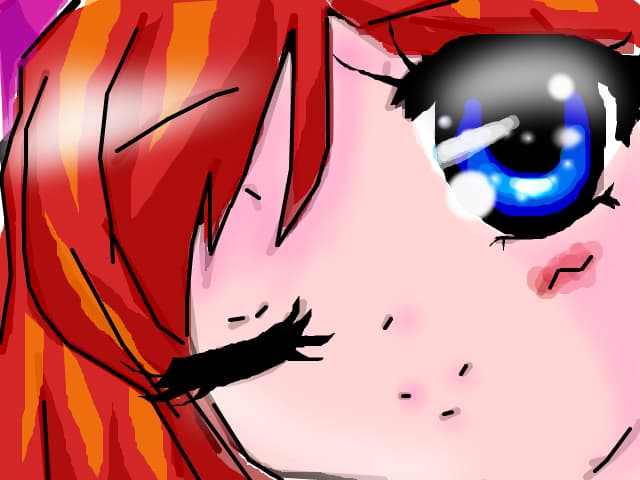 Anime Girl Din Animaginatie