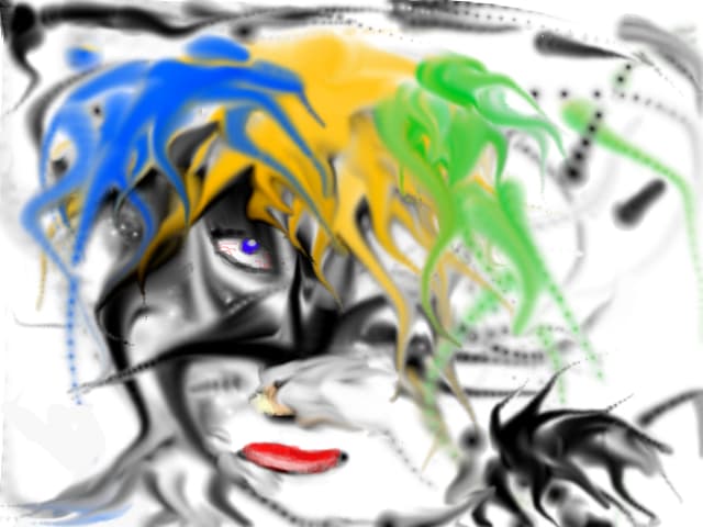 Desen abstract (fata)