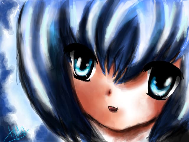 .Blue. :3