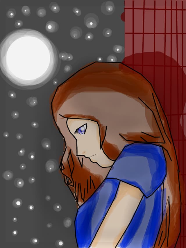 sad anime girl