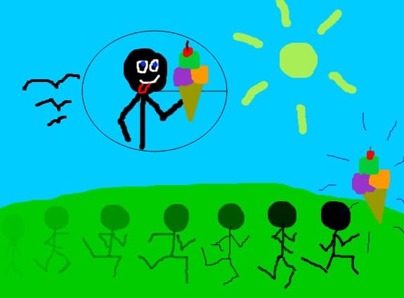 Stickman ice cream