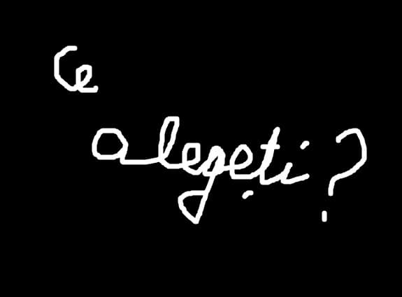 ce alegeti?