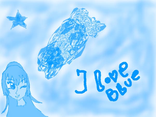 I love blue!