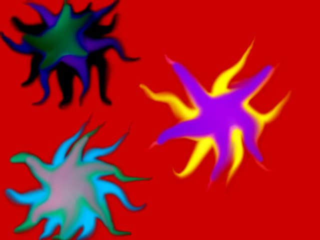 Stelute colorate