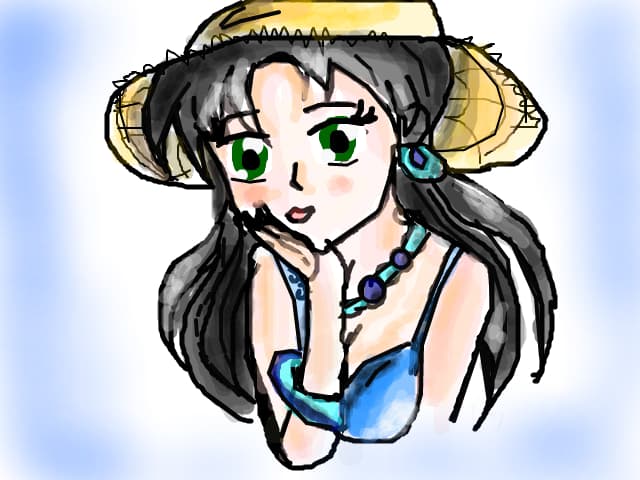 Anime summer girl