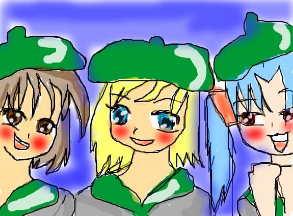 anime girls cercetase