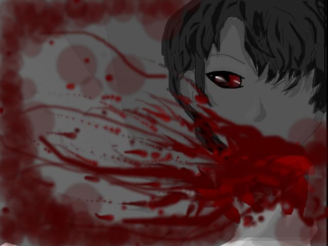 Blood...