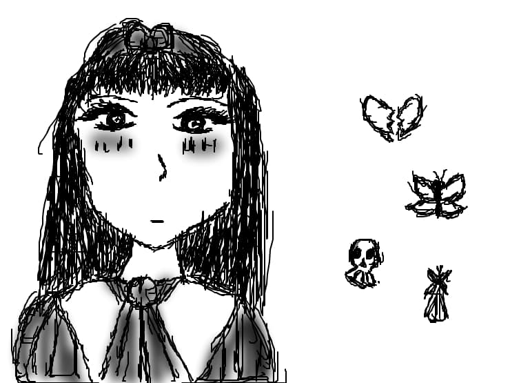 emo drawing