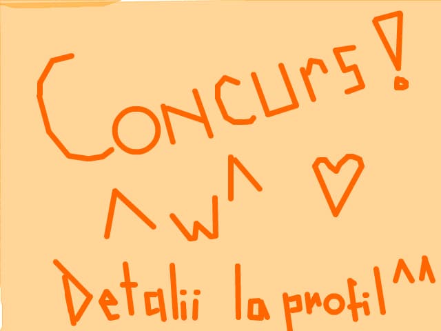 concurs! Detalii la profil! Premii mari!