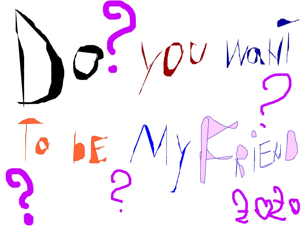wanna be friends?