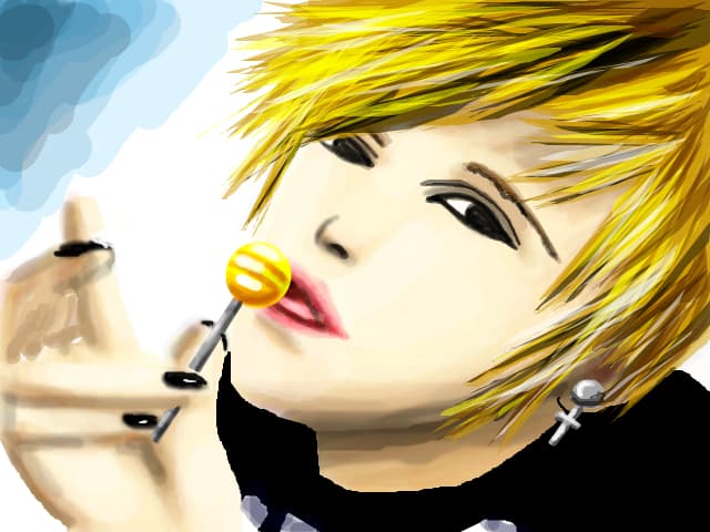 boy da un desen de acum 86 de zile:))...iam modificat la degete cai facusem 6 atunci=))