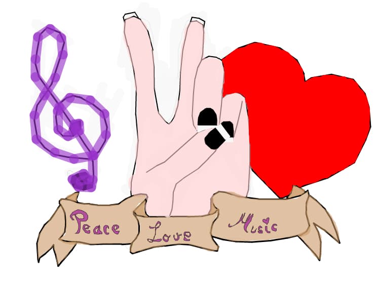 Peace, Love ,MUsic