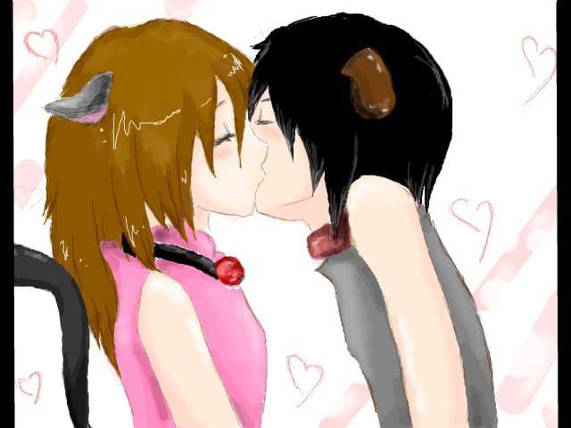 Me and him..