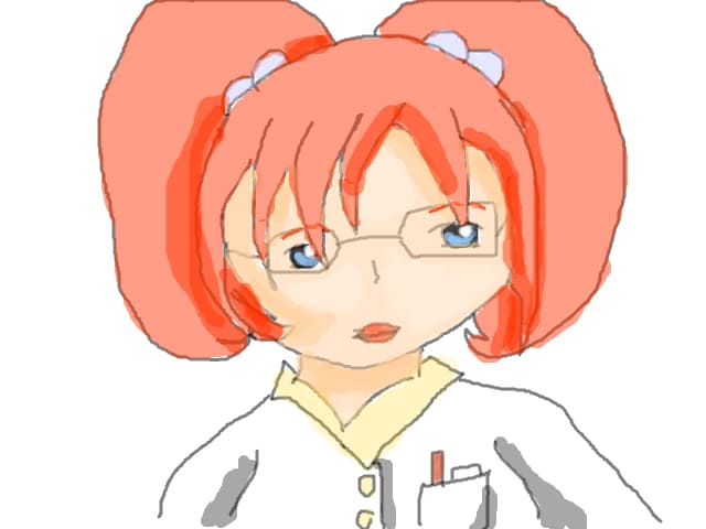 anime inteligent girl