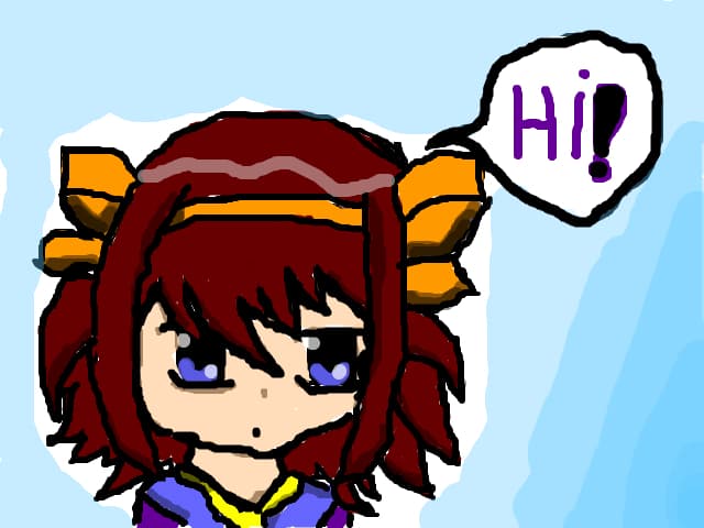 trebuia sa fie un anime chibi dar i-am facut doar fata