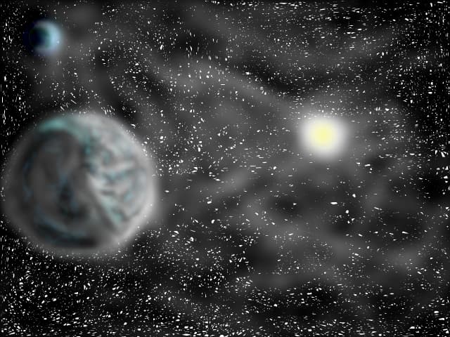 Earths Moon theyr Sun