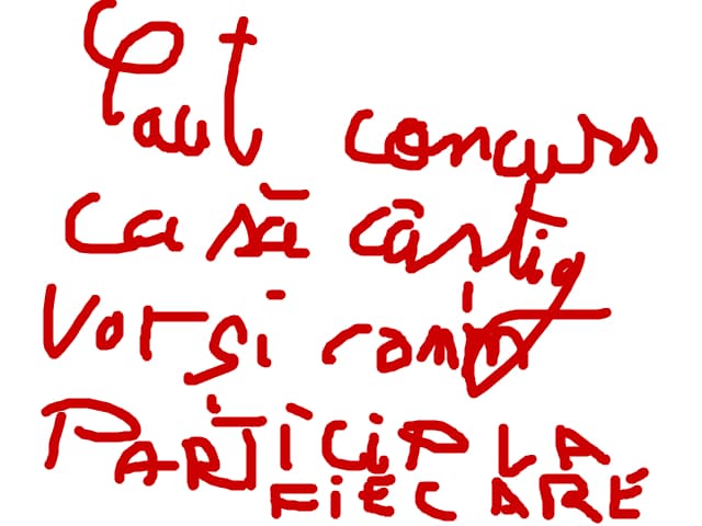 caut concurs particip la fiecare care are si da comm