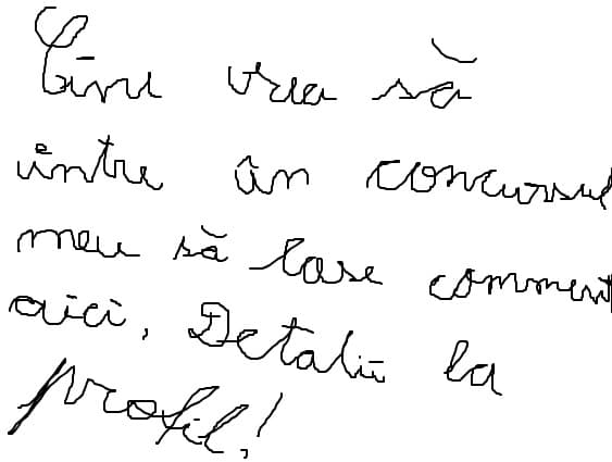 Cine vrea sa intre in concursul meu?