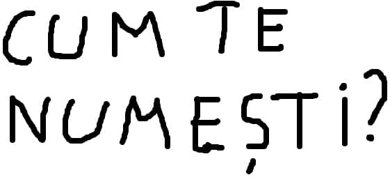 cum te numesti?
