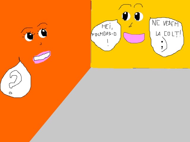 Ce i\'a spus un perete celuilalt?