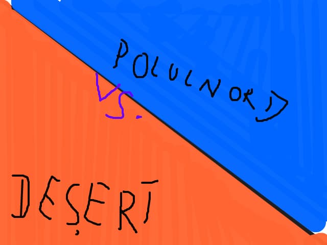desert contra polul nord