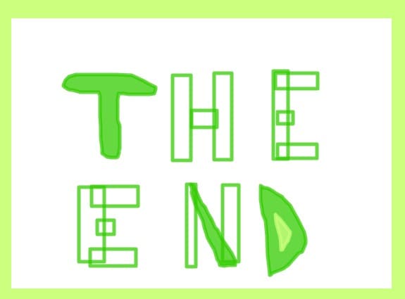 the end