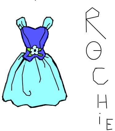 rochie albastra