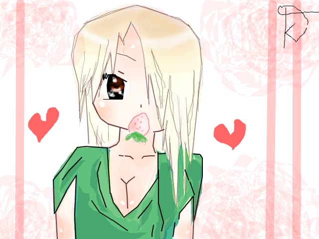 anime girl strowberry:X