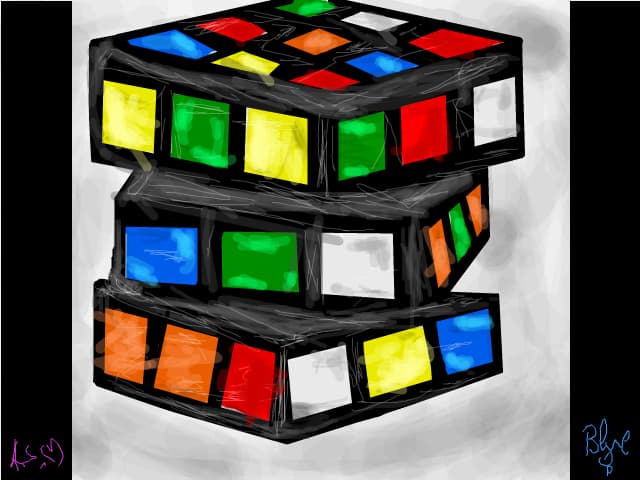 Rubik`s Cake...nereusit`:|..imi pare rau