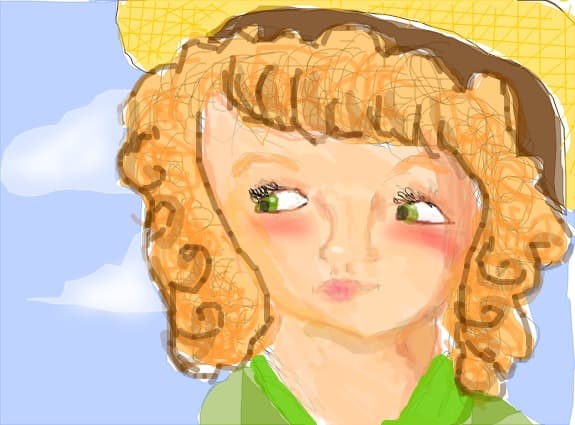 a little girl