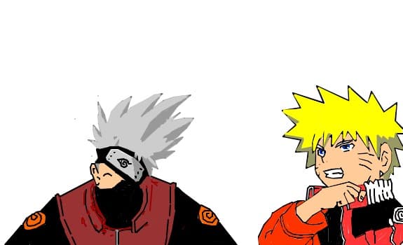 Kakashi and naruto
