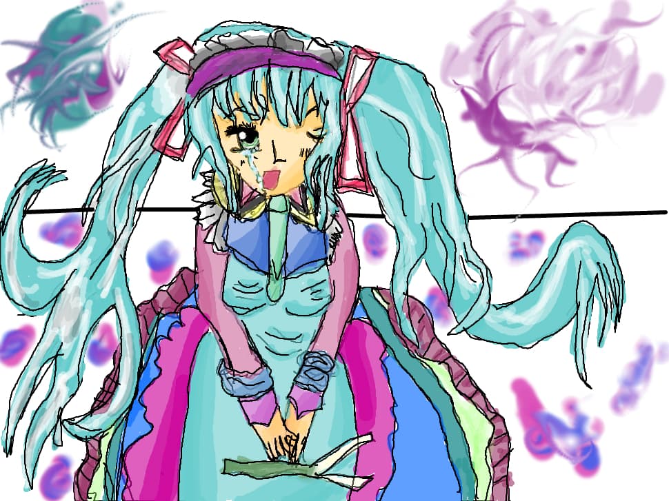 miku hatsune sad
