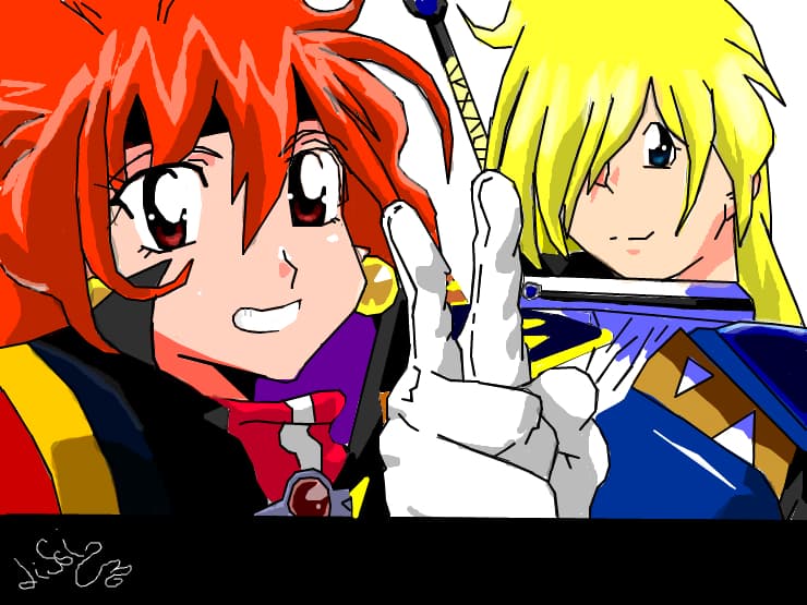 Slayers revolution - Lina &amp;amp;amp; Gourry