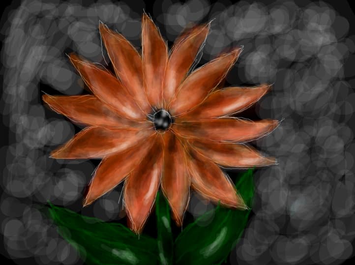 Orange flower