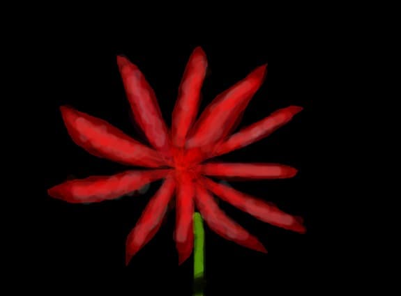 o floare
