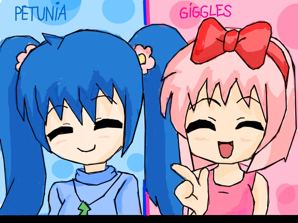 giggles and petunia